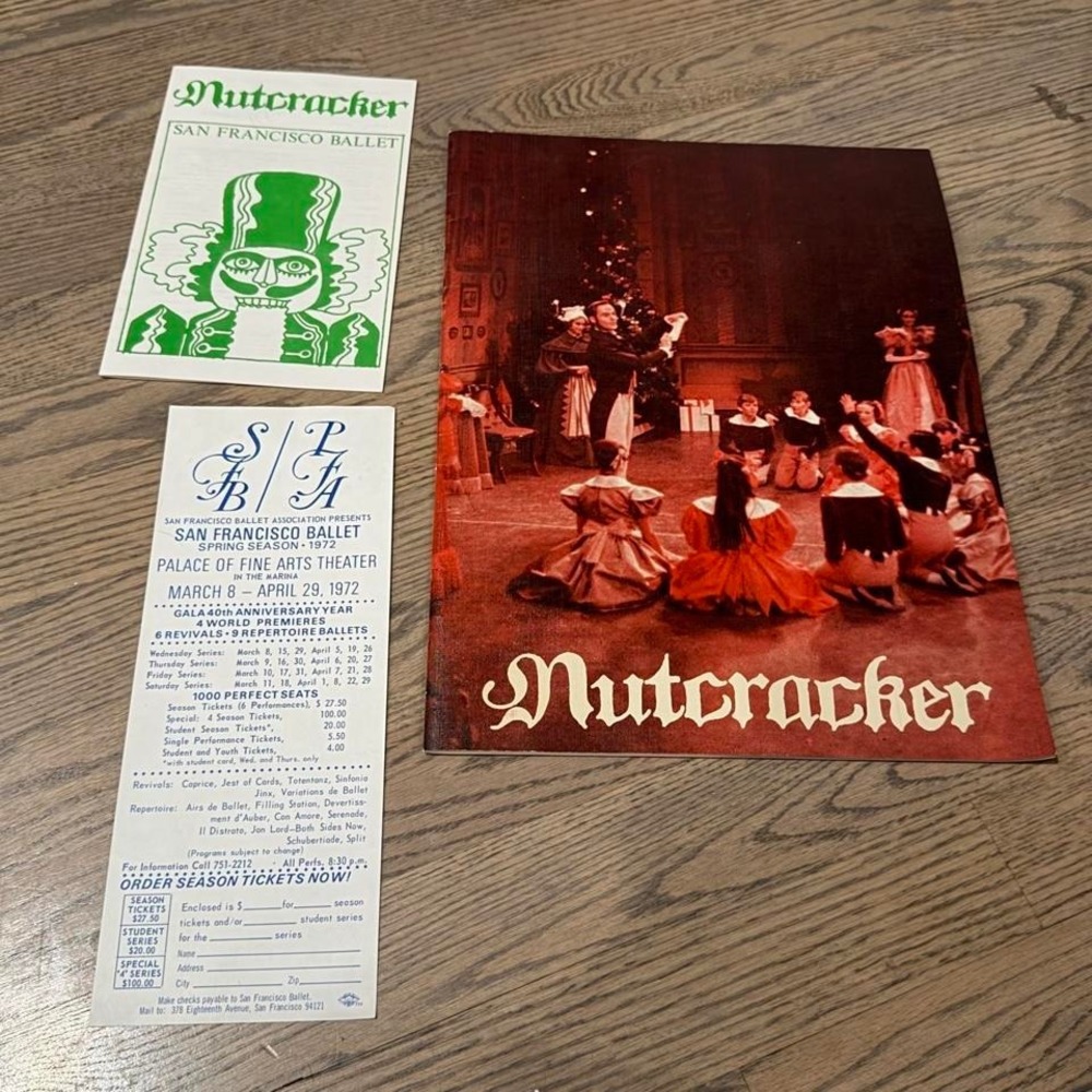 San Francisco Ballet Nutcracker program‎  lot
